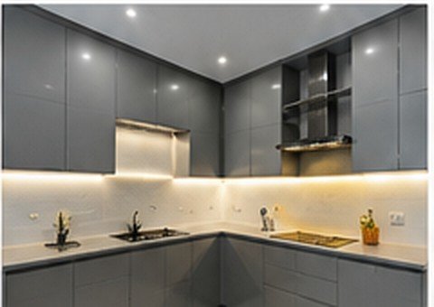 Modern kitchen remodeling concept